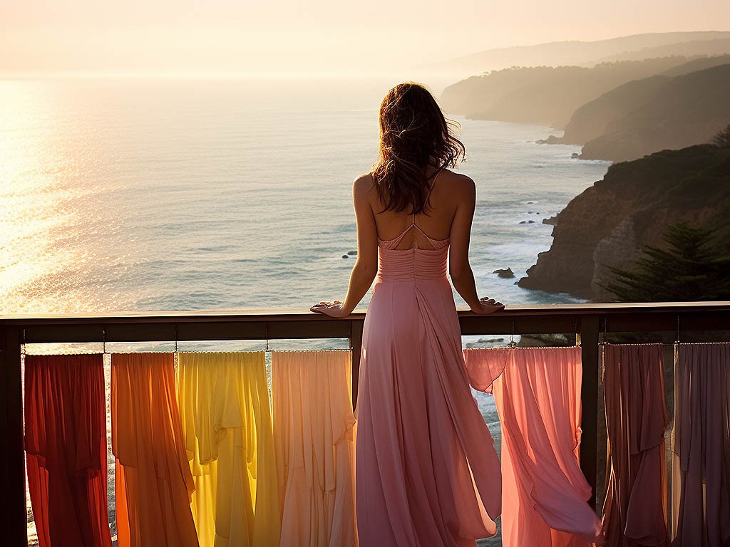 For a section titled "Vacation or Travel," focusing on maxi dresses ideal for holiday wear and travel, the imagery should evoke a sense of adventure, relaxation, and the joy of exploring new places.