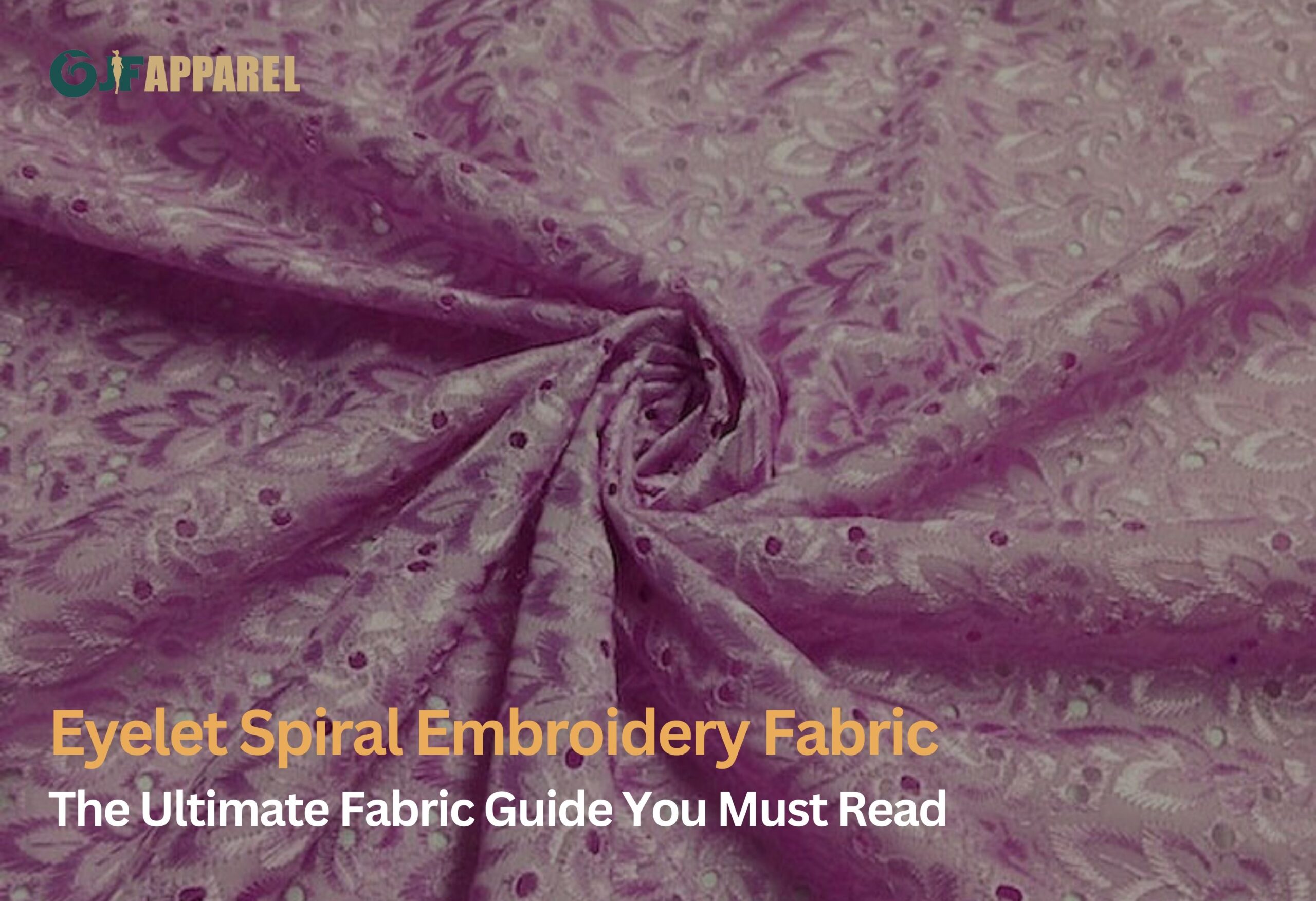 Eyelet Spiral Embroidery Fabric