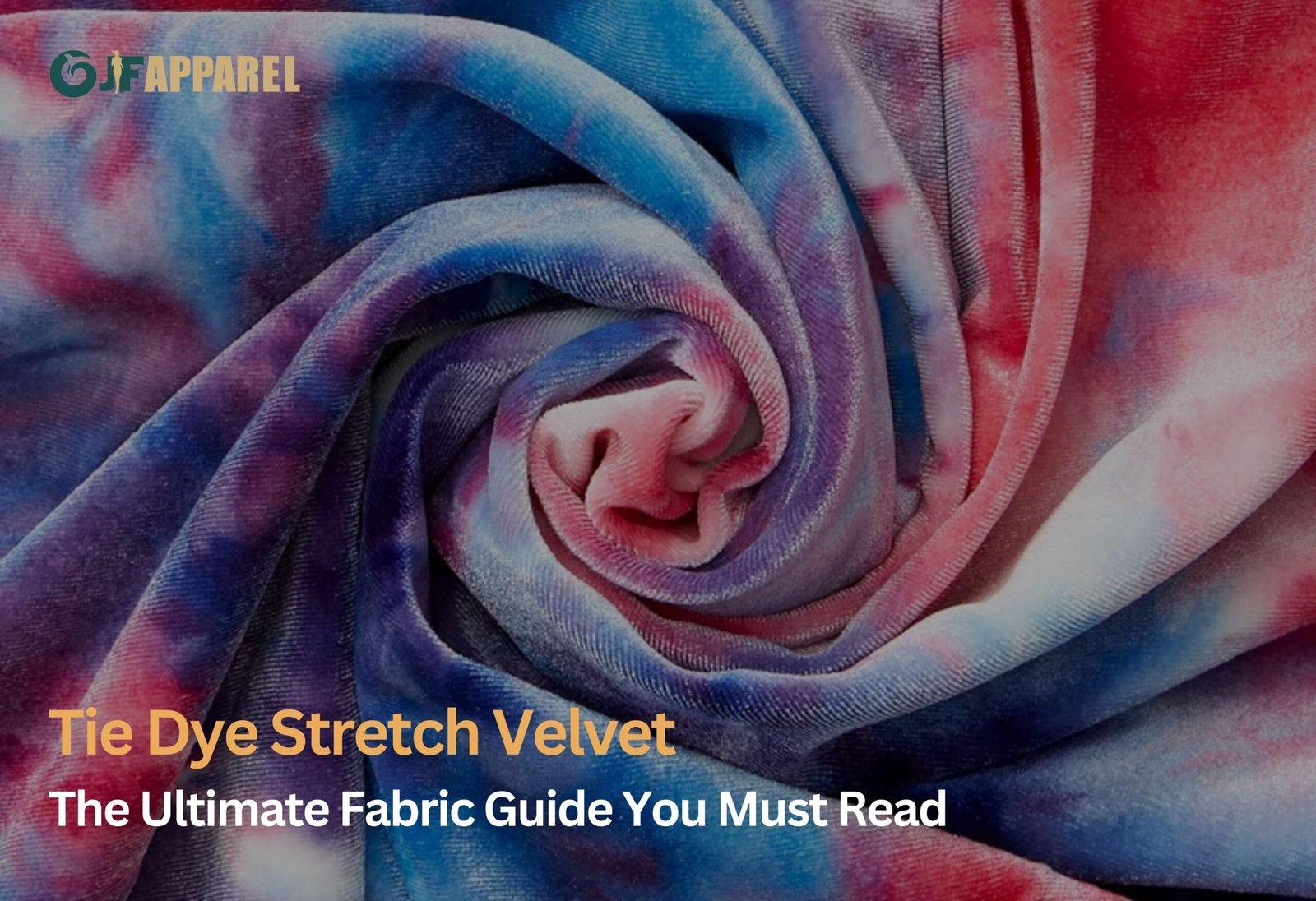 Tie Dye Stretch Velvet