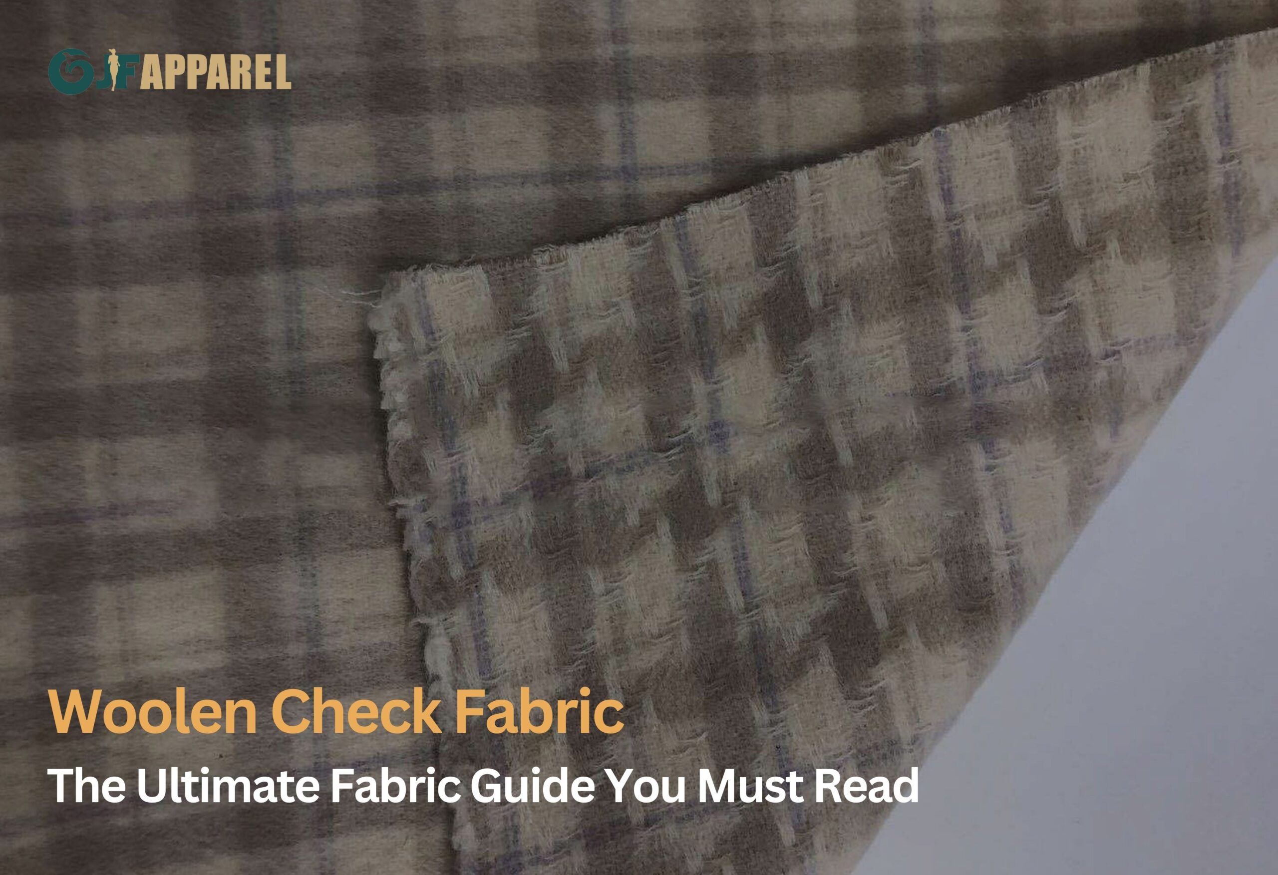 Woolen Check Fabric