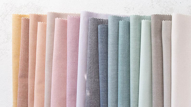 Chambray Application Fabric Color Card