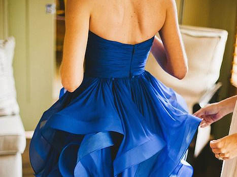 royal blue dress