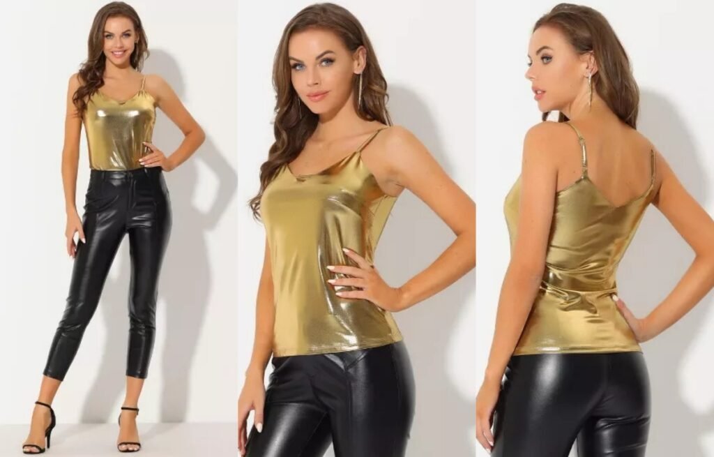 Women's Metallic Tops