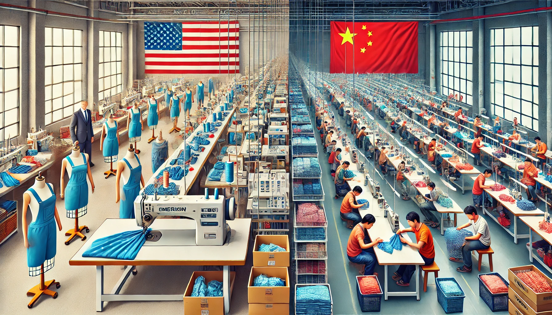 American Clothing Factories vs. Chinese Clothing Factories