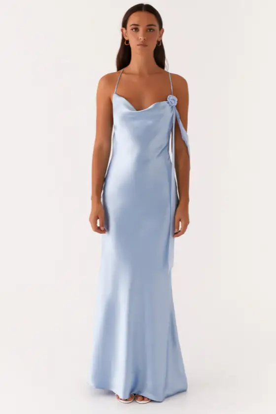 Satin Maxi Dress