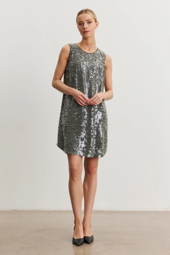 Shift Sequin Dress