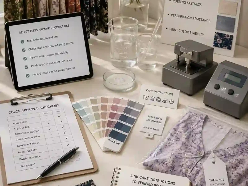 Color Fastness and Wash-Care Validation