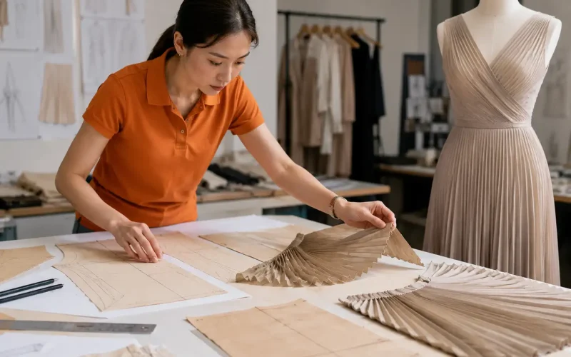 Pattern Development Before and After Pleating