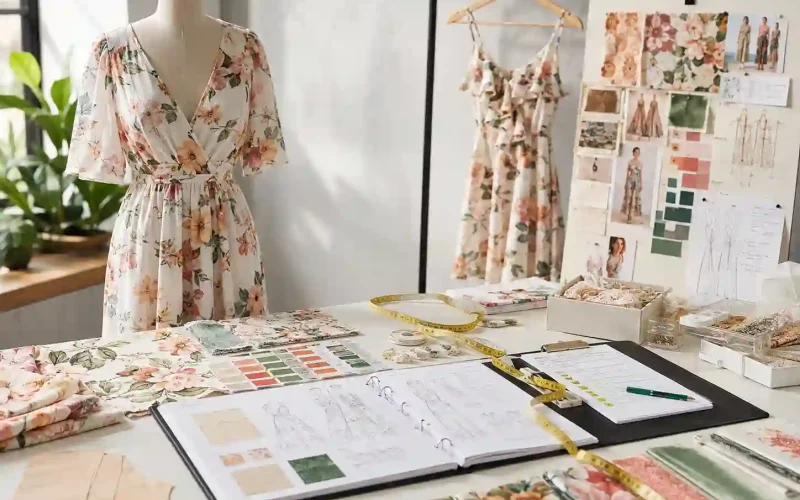 Sampling Floral Resort Dresses Before Bulk Production​