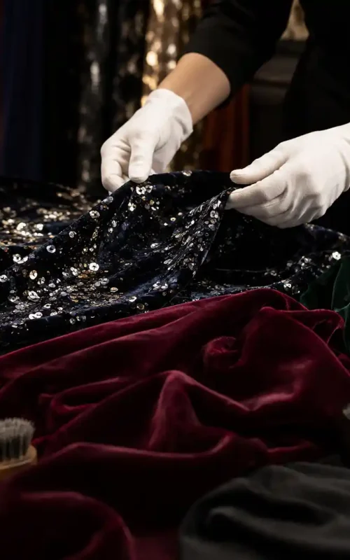 Sequin Velvet and Sensitive Surfaces​